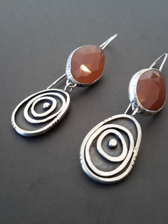 African Evil Eye Earrings - Rholene Singleton Jewellery Desings