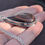 Thumbnail: Jasper Teardrop Pendant (with Evil Eye design on the back)