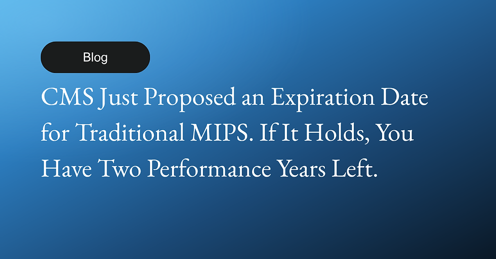 CMS Just Answered the Question ACOs Have Been Asking for Three Years: What Do We Do About the TINs That Can't Report?