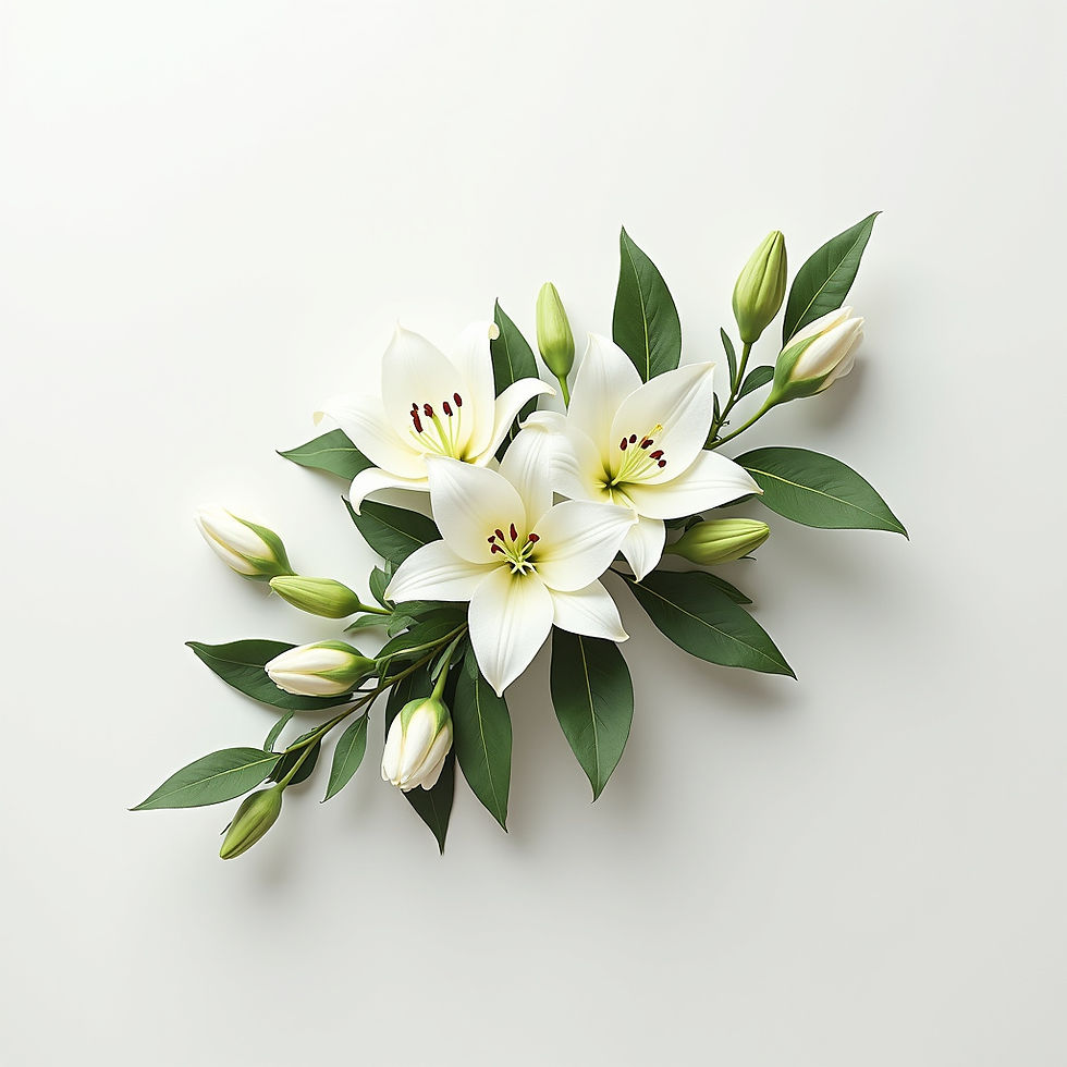 Arranjo Funeral Branco