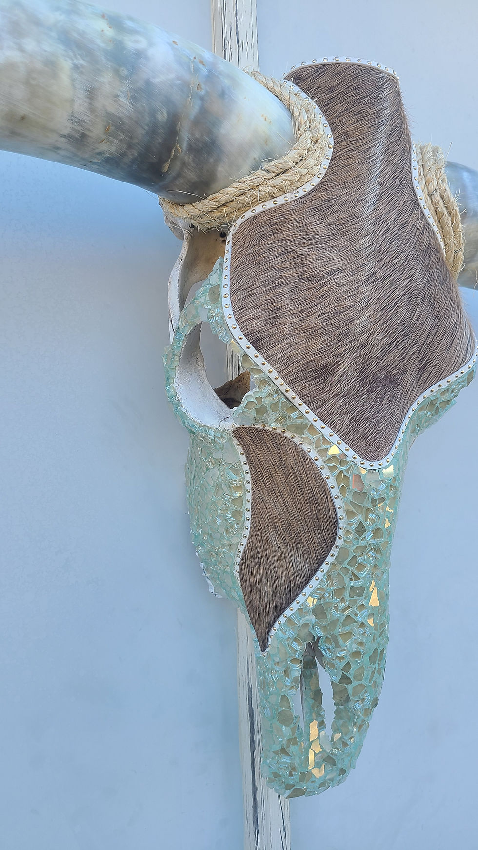 Thumbnail: Longhorns Cowhide & Glass