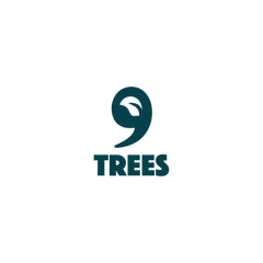 9 Trees Logo - 2020 - Portrait - Teal.png