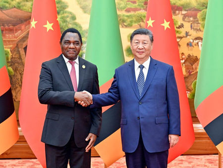President Hakainde Hichilema meets Chinese President Xi Jinping in Beijing for the 2024 Summit of the Forum on China-Africa Cooperation (FOCAC).