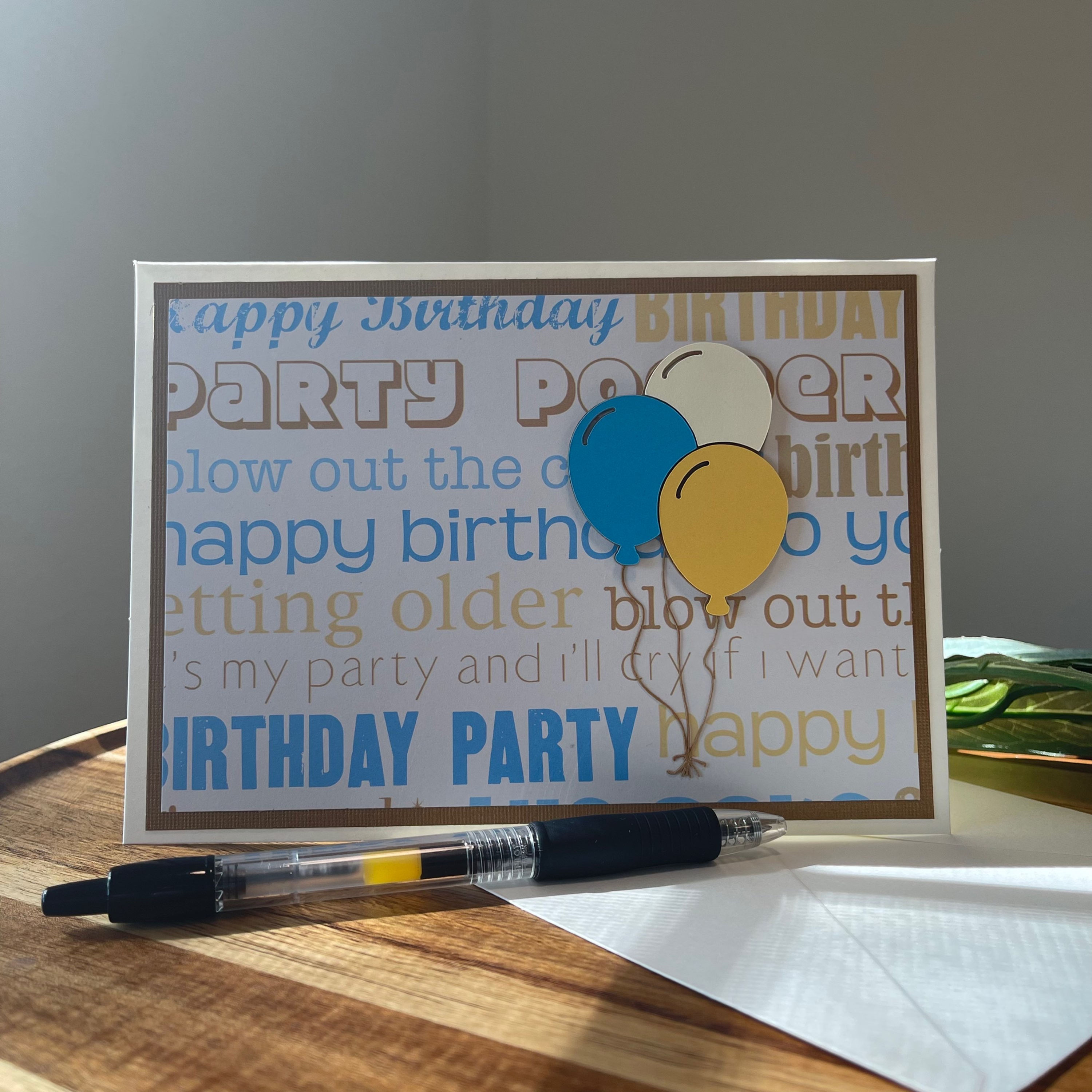 Party Balloons | Birthday | Greeting Card