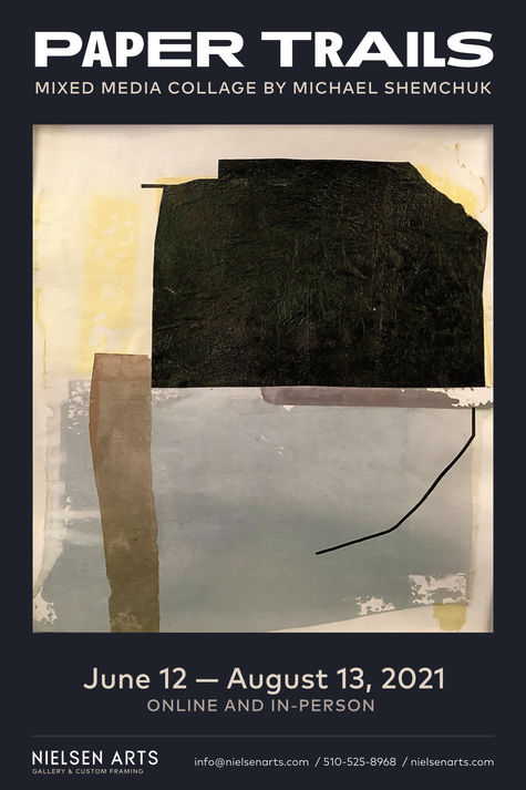 Paper Trails  Mixed Media Collage by Michael Shemchuck