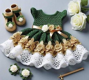 Crocheted dress