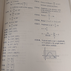 Answers to Algebra2 Chapter Exercises