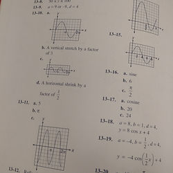 Algebra2 Answers to Chapter Exercises