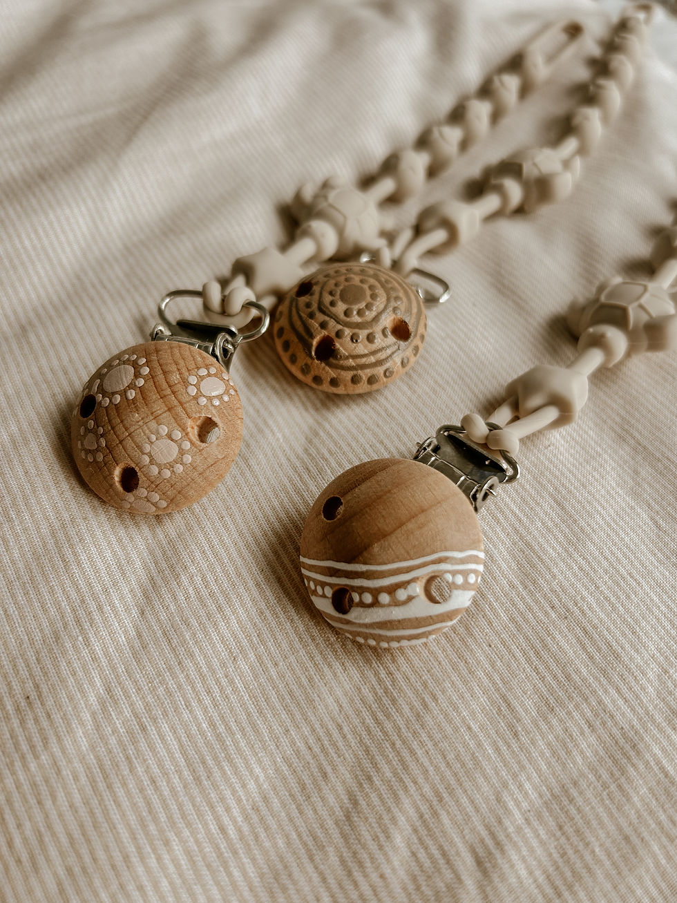 Thumbnail: Turtle Teether and Dummy Clip 