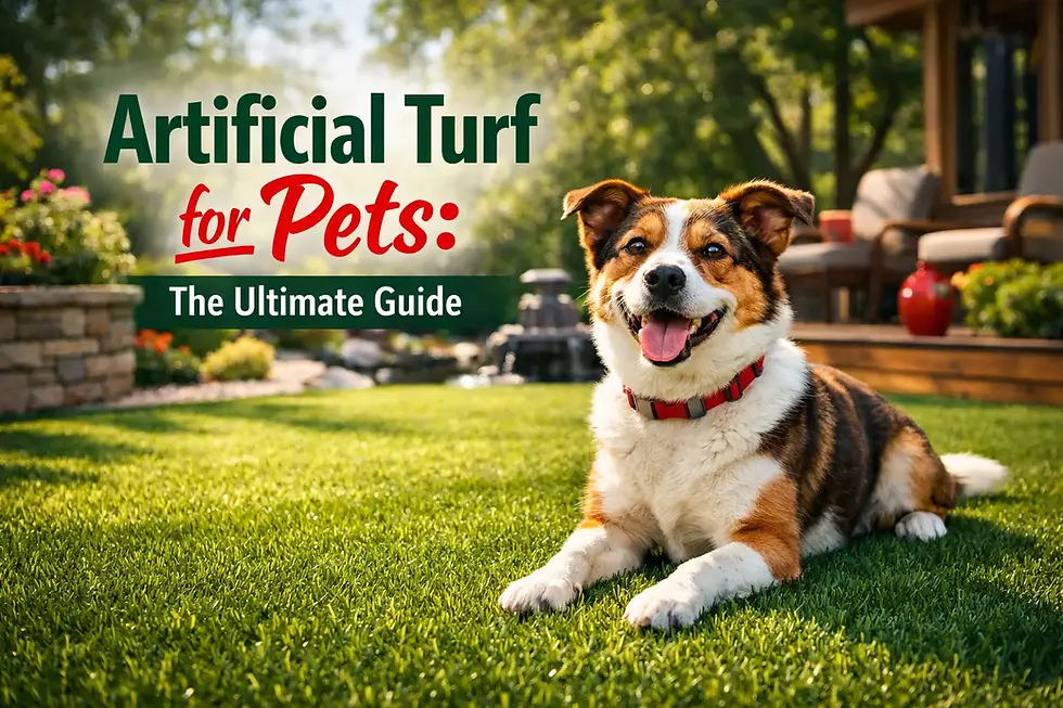 Artificial Turf for Pets: The Ultimate Guide to a Dog Gone Good Lawn