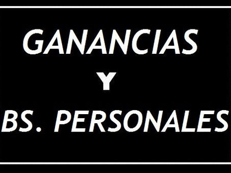 VENCIMIENTO IMPUESTO A LAS GANANCIAS Y A LOS BIENES PERSONALES 2017