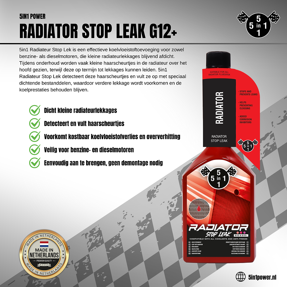 Thumbnail: 5in1 Radiator Stop Leak Red tbv G12 en G12+ 310ml
