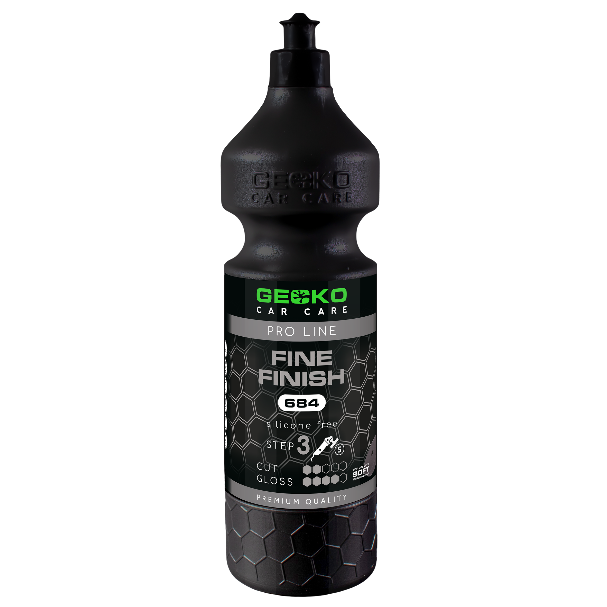 Gecko Pro Fine Finish 684 STEP 3 1 liter (silicone free)
