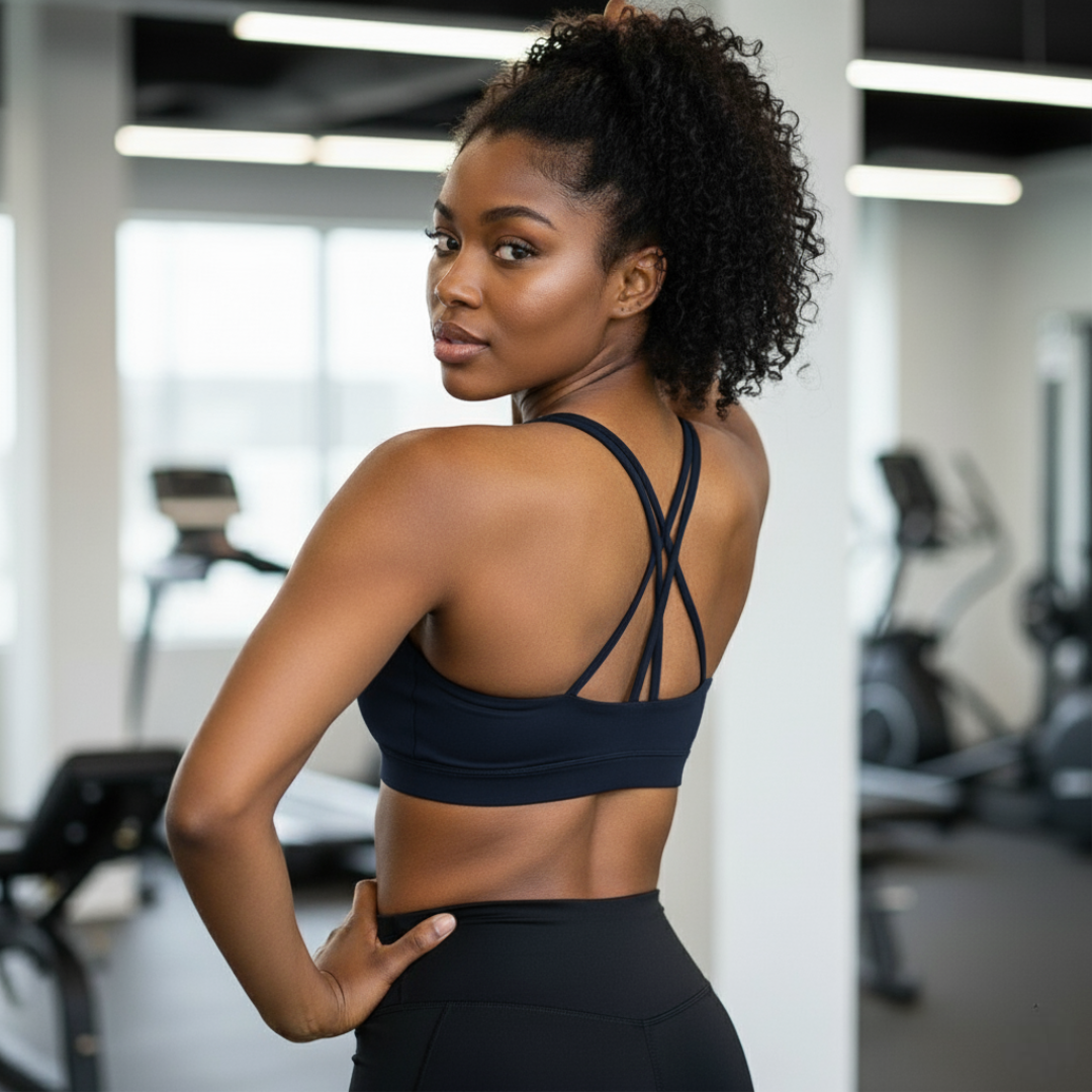 Premium Women's Fitness Bra – High-Strength, Soft & Supportive Sports Top