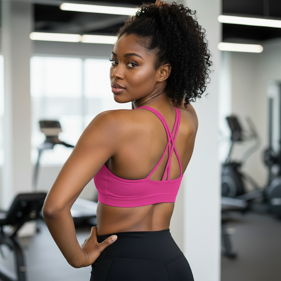 Thumbnail: Premium Women's Fitness Bra – High-Strength, Soft & Supportive Sports Top