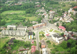 Вид города с высоты птичьего полета