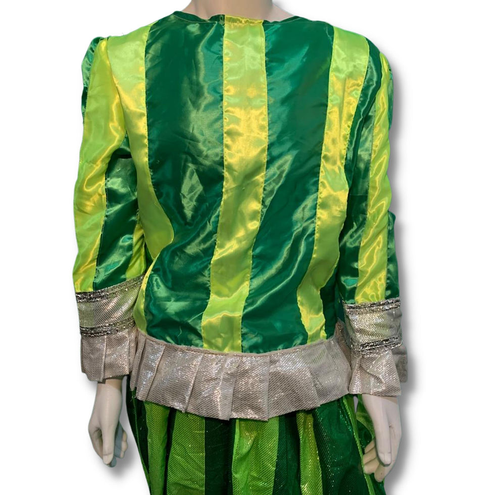 Miniatura: Conjunto verde listrado *