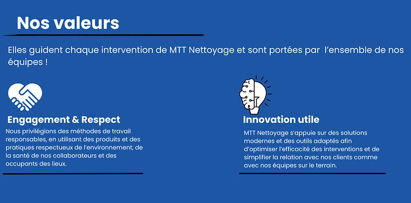 MTT Nettoyage, entreprise de nettoyage professionnel engagée. Propreté, efficacité et fiab