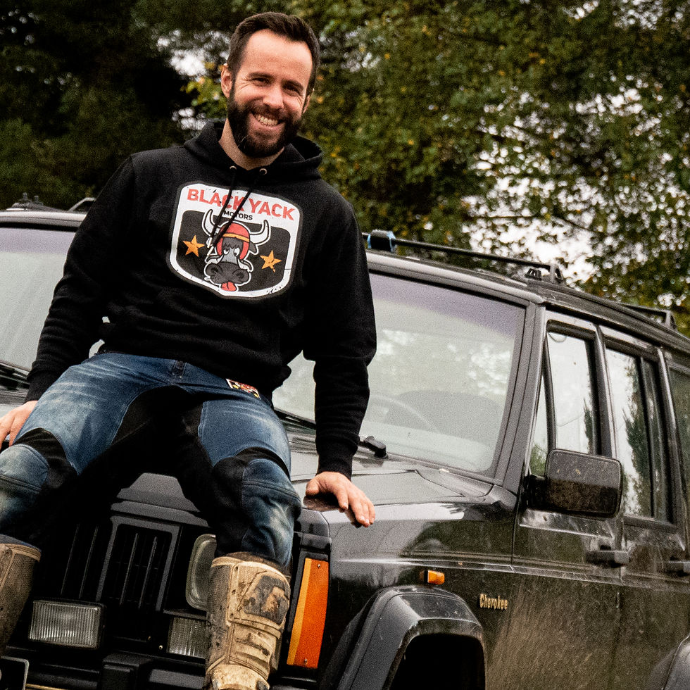 Miniature : Bobby Sweat Black Black Yack XLS vintage moto enduro