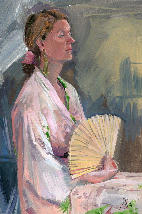 Pink Kimono
