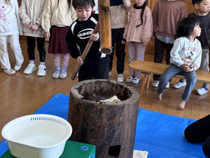 ぺったん！もちつき会を行いました