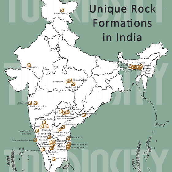 Unique Rock Formations in India