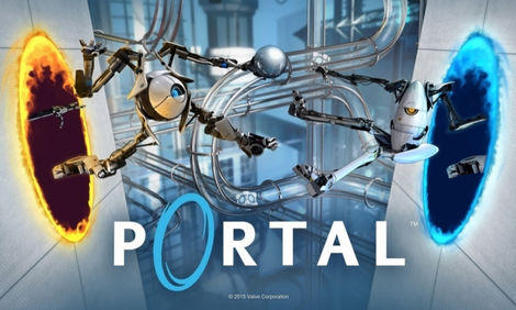 Portal consists primarily of a series of puzzles that must be solved by teleporting the player's character and simple objects using "the Aperture Science Handheld Portal Device", also referred to as the "portal gun", a device that can create intra-spatial portals between two flat planes.