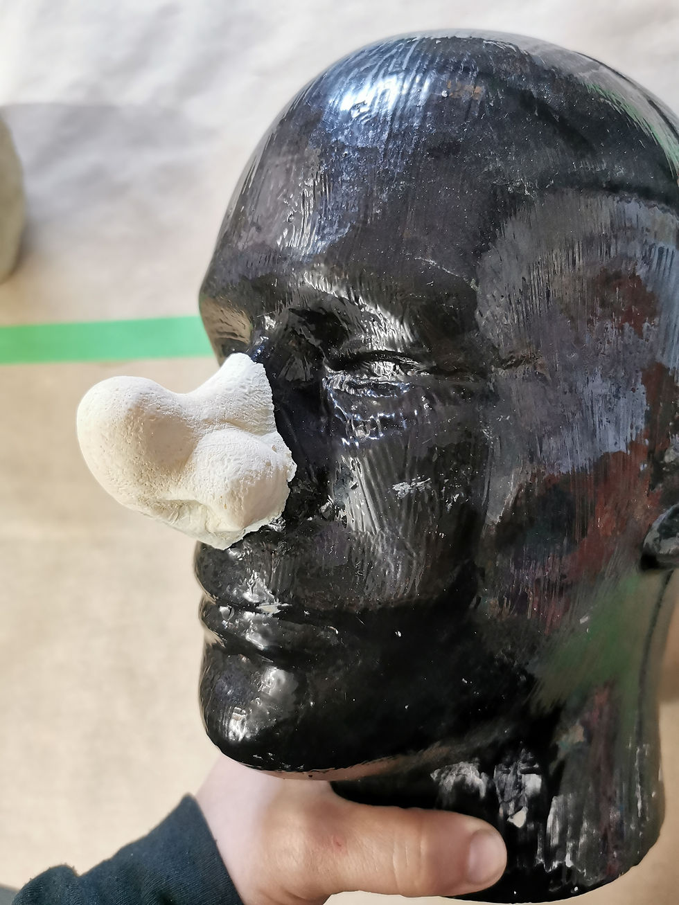 Miniature : Prothèse nez de lutin en foam latex