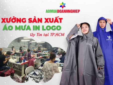 Áo mưa in logo – Giải pháp quảng bá thương hiệu hiệu quả cho doanh nghiệp