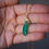 Thumbnail: Green Onyx Ocean Charm Necklace