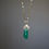 Thumbnail: Green Onyx Ocean Charm Necklace