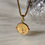 Thumbnail: Coin Tree Of Life Necklace - Gold