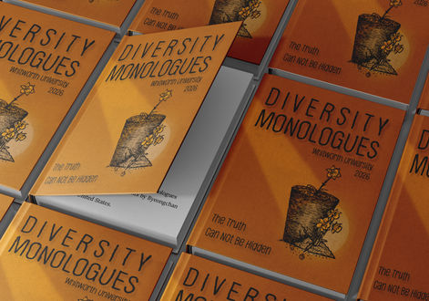 Diversity Monologue Book Cover Design