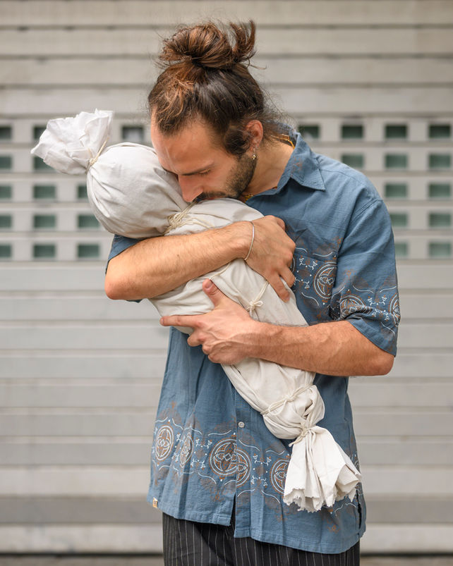 Silent Voices series, portrait man