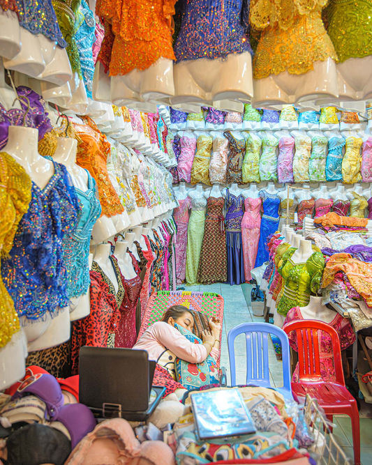 Sales woman, Siem Reap, Cambodia.