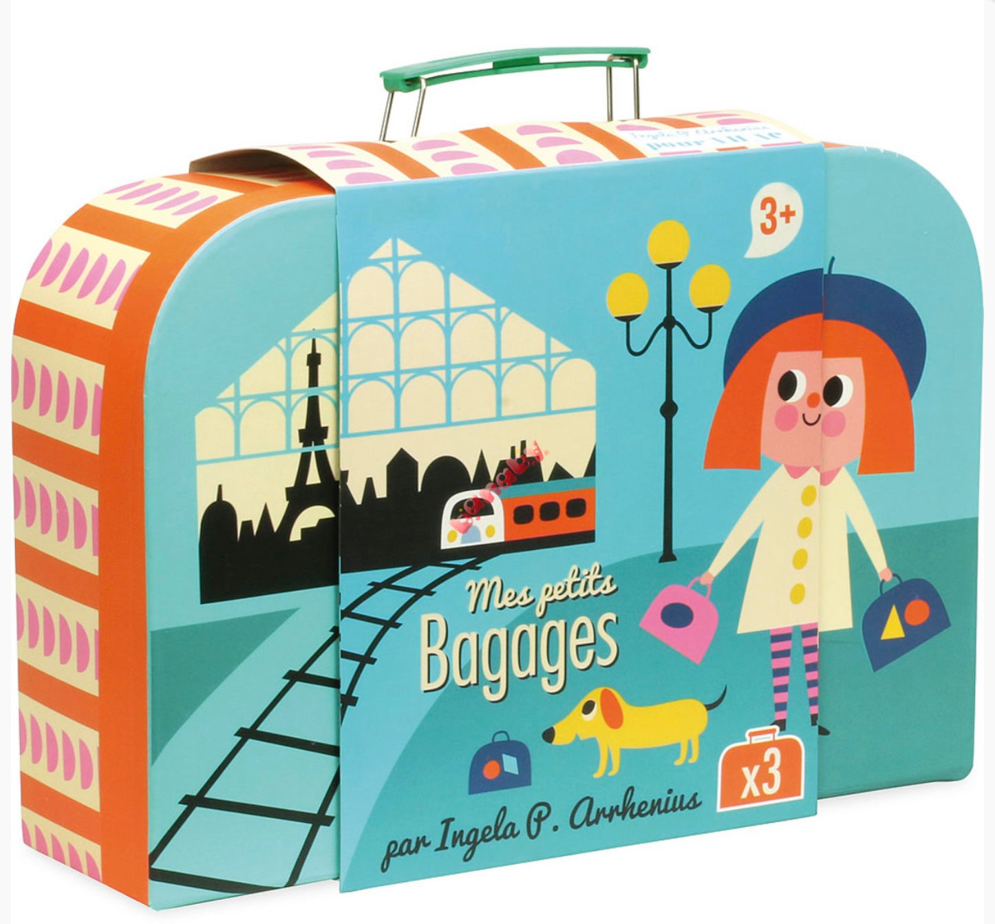 Vilac - Set of 3 Ingela P. Arrhenius suitcases