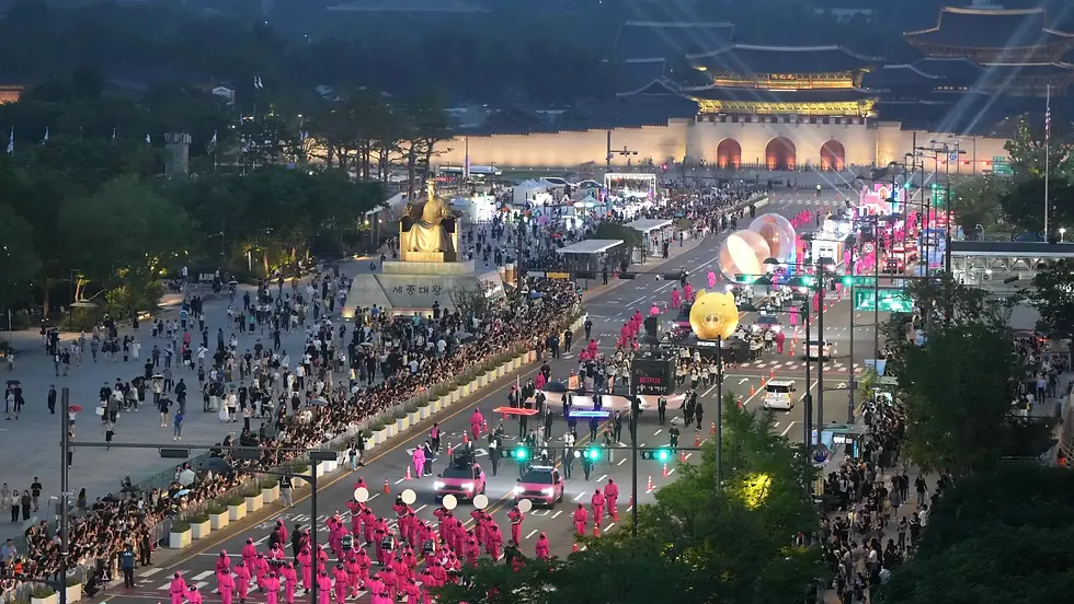 Squid Game” parade event in Seoul organized by Netflix. Source: The Hollywood Reporter (Lee, 2024)
