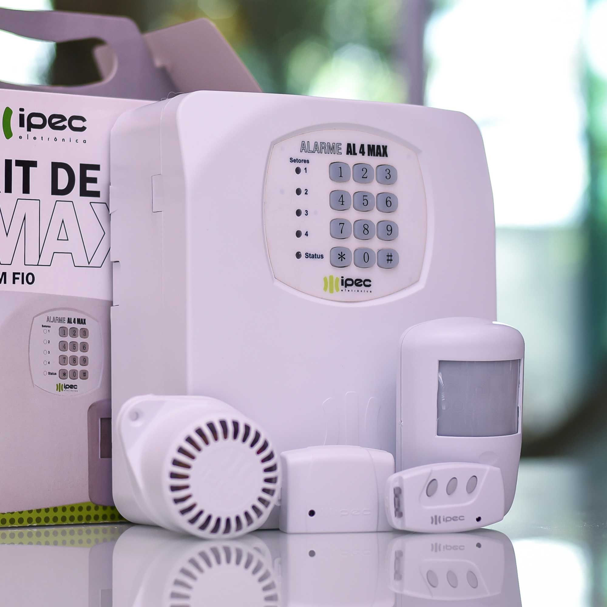 KIT DE ALARME MAX SEM FIO - INSTALA FÁCIL