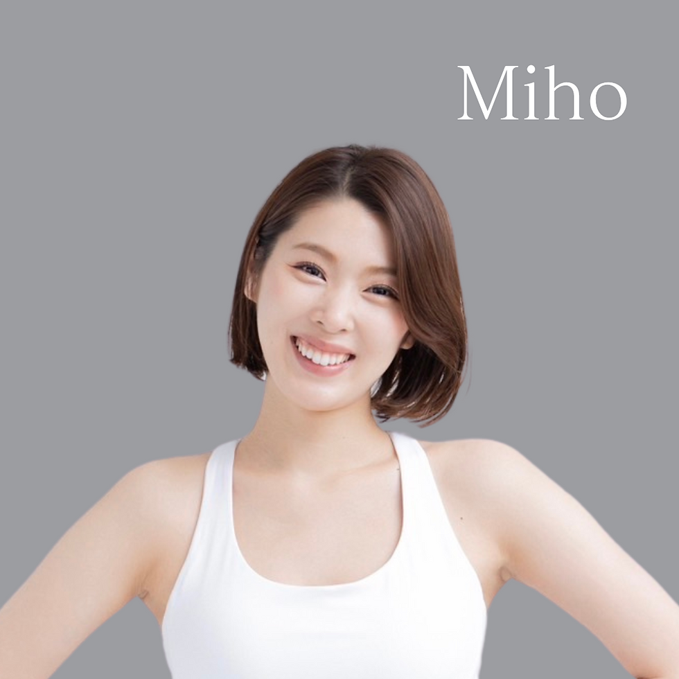 火曜日担当:Mihoインストラクター