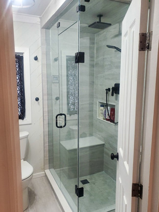 New Glass Shower