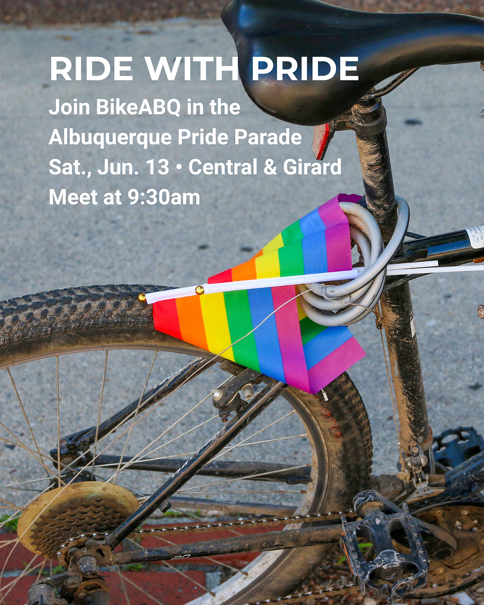 Join BikeABQ at the Albuquerque Pride Parade