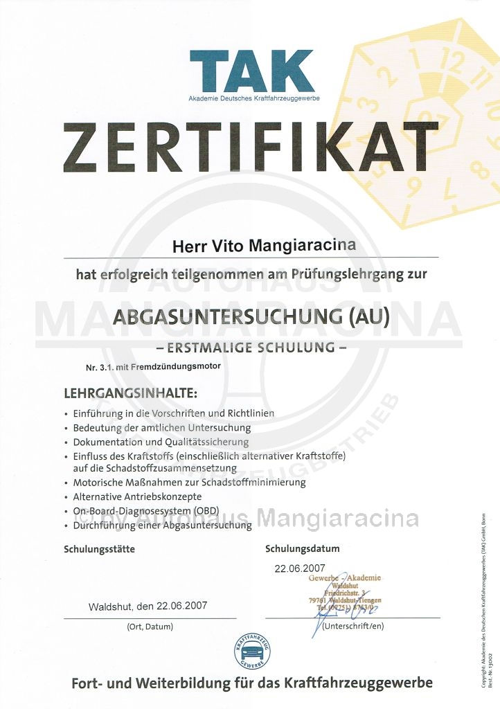 AU 2007