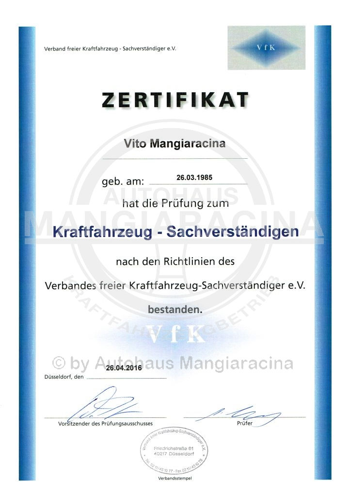 Sachverständiger 2016