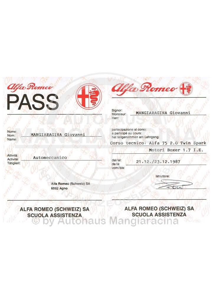 Alfa Romeo Pass