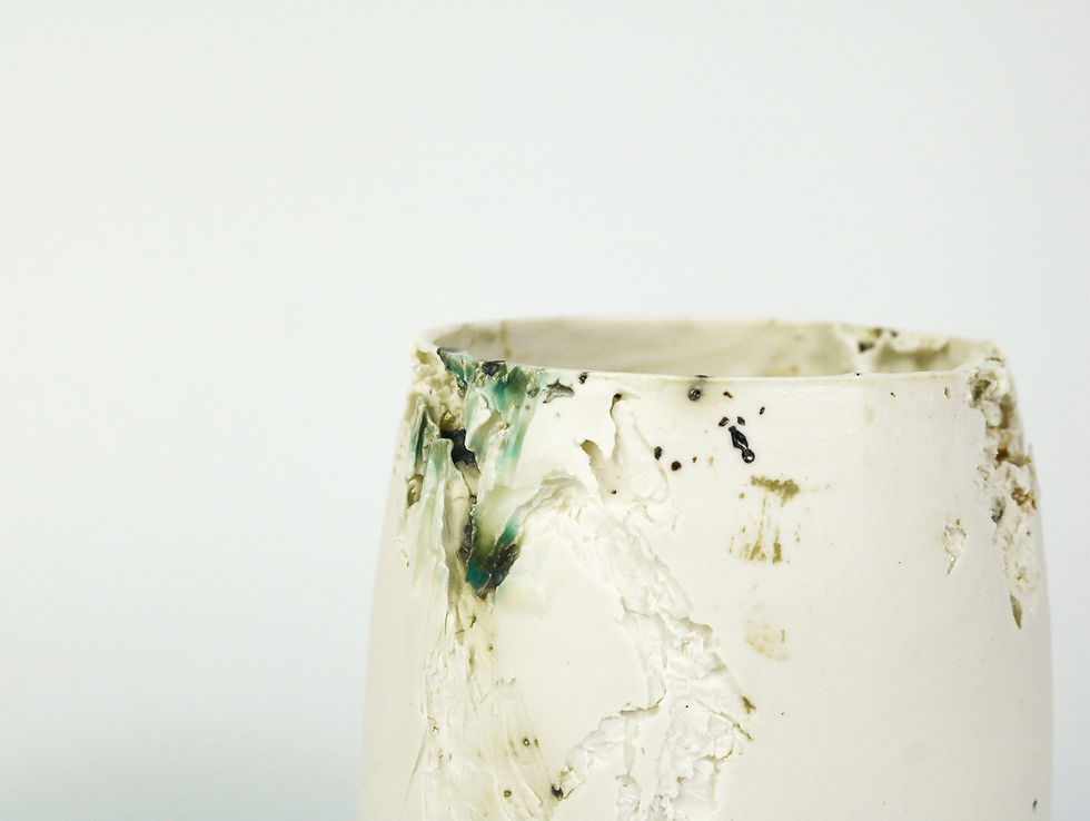 Thumbnail: Cylindrical Vase | H. 15 cm | By Sarah Coppard