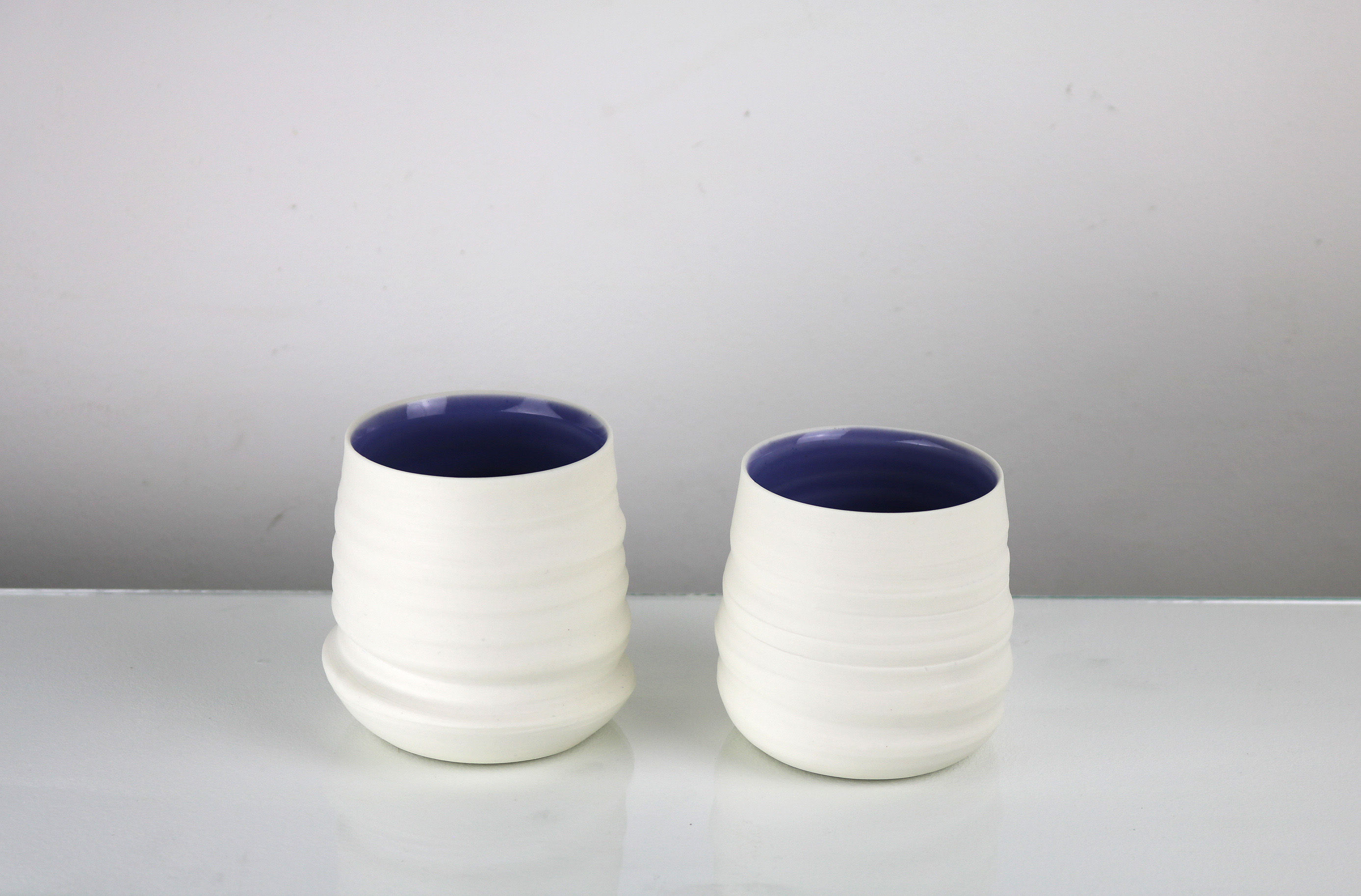Cups | Approx. h. 8.5 x dia. 9 cm | By Johanne Coker