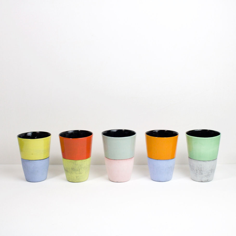 Thumbnail: 'Colour Me Bright' Beakers | By Clementina Van Der Walt
