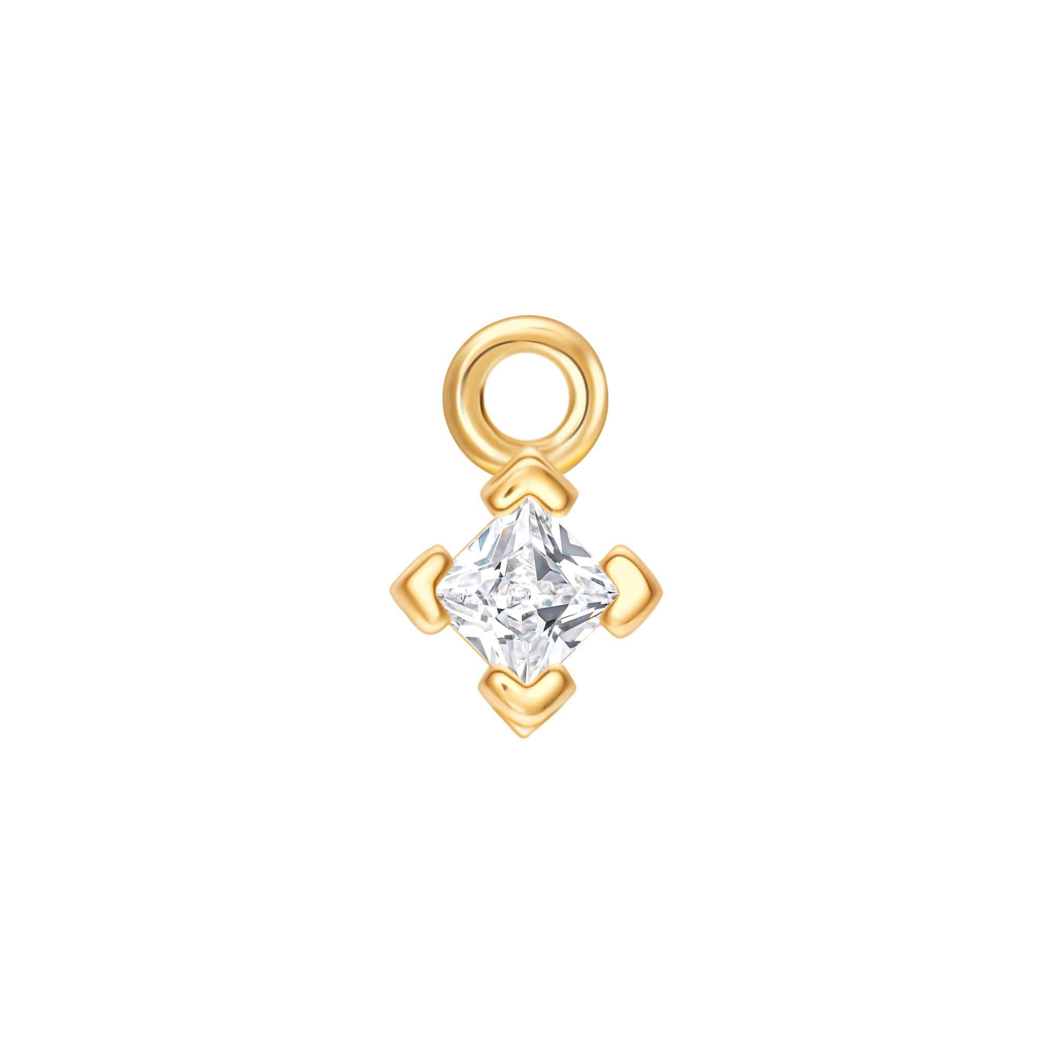 Shine On Charm - Gold Vermeil