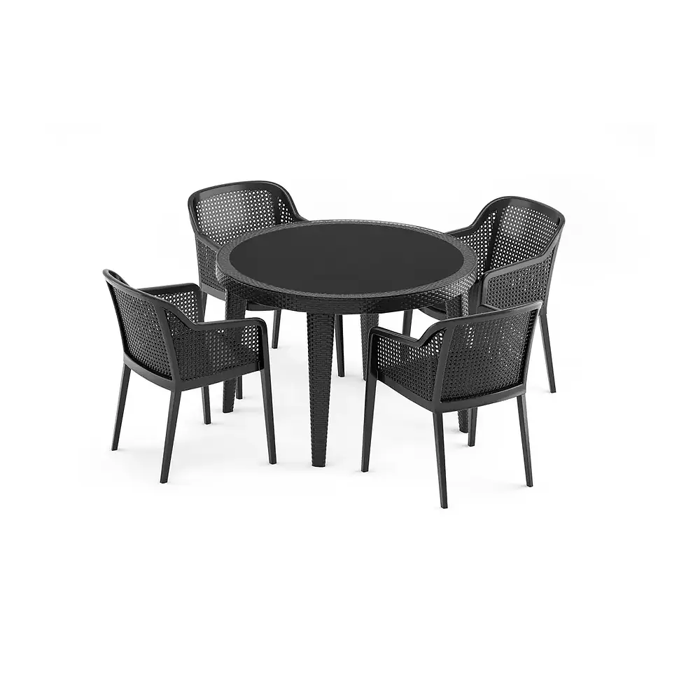 Küçük resim: Octa Sandalye - Osaka 110 Cm Masa Takımı