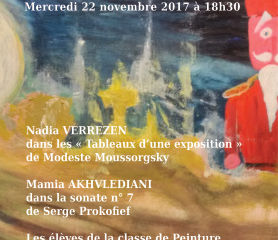 Concert Exposition autour de l’œuvre "les tableaux d'une exposition" de Modeste Mousso